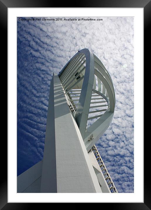 Portsmouth Spinnaker Tower Framed Mounted Print by Phil Clements