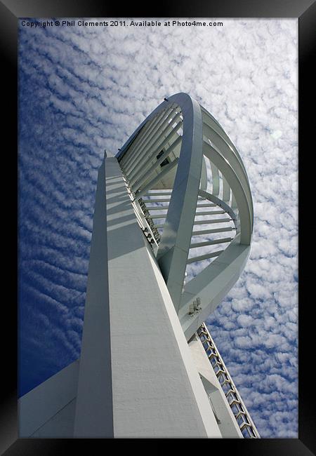 Portsmouth Spinnaker Tower Framed Print by Phil Clements