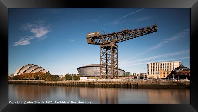 Finnieston Crane Clydeside Framed Print by Alan Millarvie