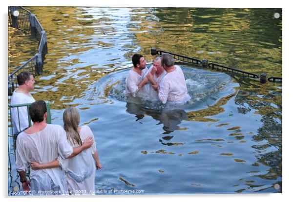Yardenit Baptismal Site Acrylic by PhotoStock Israel