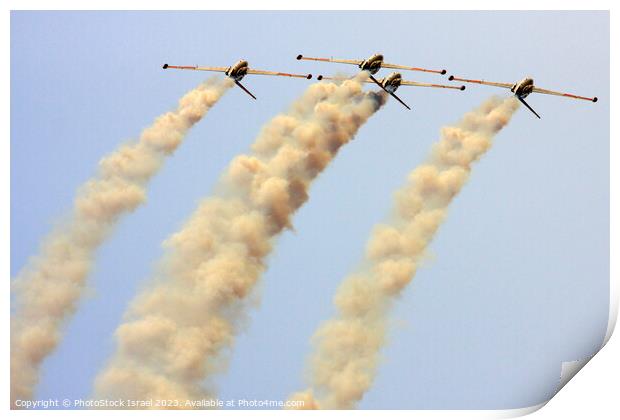 IAF Fouga Magister CM-170 Print by PhotoStock Israel