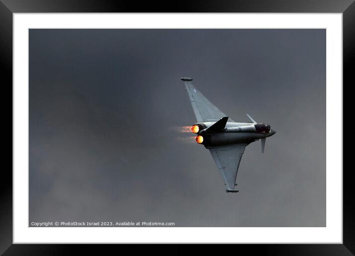 Eurofighter Typhoon Framed Mounted Print by PhotoStock Israel