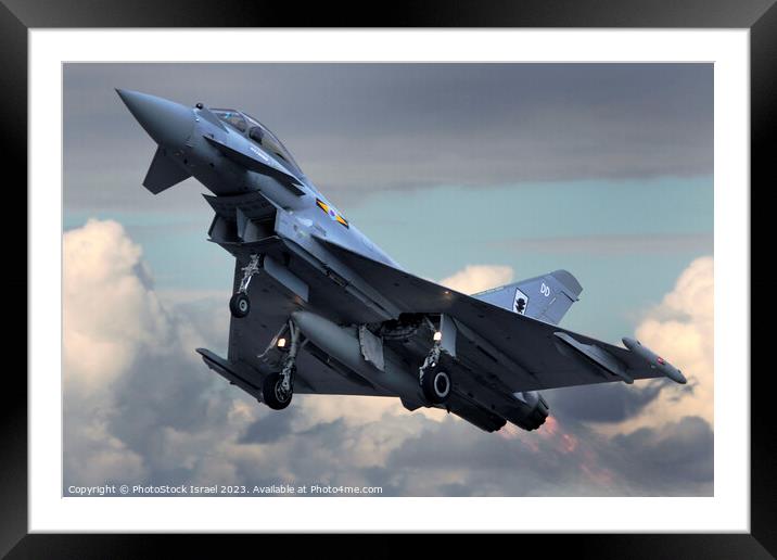 Eurofighter Typhoon Framed Mounted Print by PhotoStock Israel
