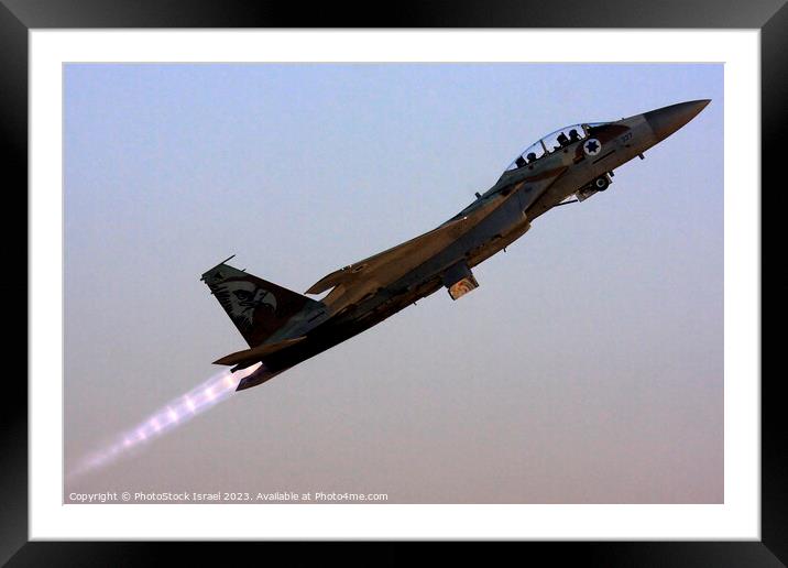 IAF F-15i Framed Mounted Print by PhotoStock Israel