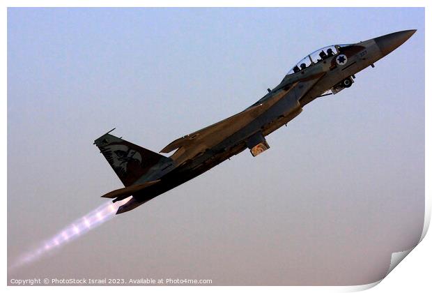 IAF F-15i Print by PhotoStock Israel