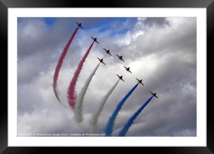 Red Arrows  Framed Mounted Print by PhotoStock Israel