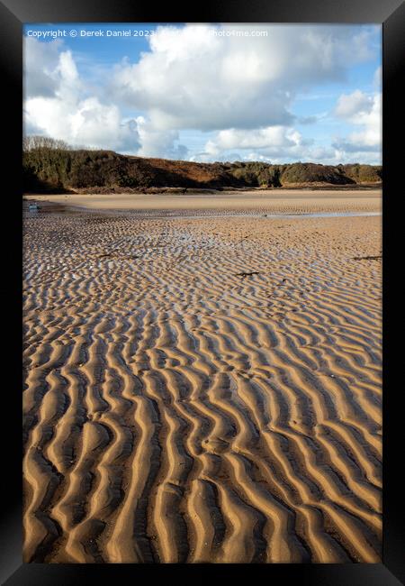 Serenity at Lligwy Beach Framed Print by Derek Daniel