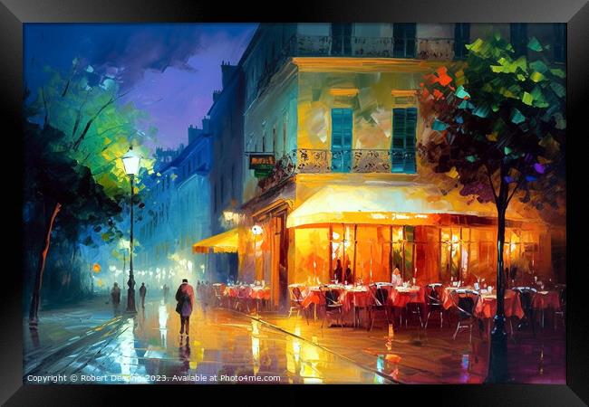 Paris After Rain Framed Print by Robert Deering