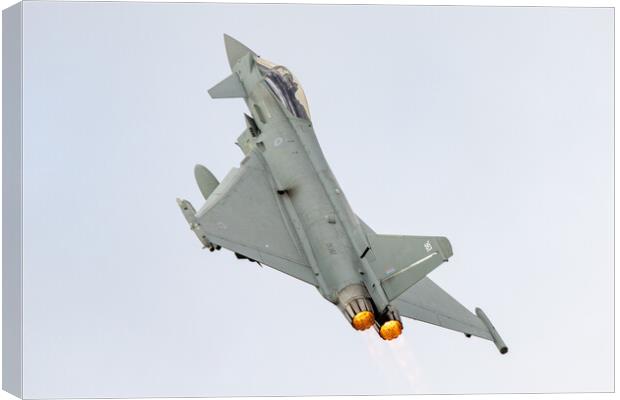 Eurofighter Typhoon Performance Take Off Canvas Print by J Biggadike