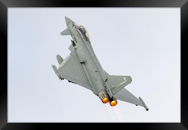 Eurofighter Typhoon Performance Take Off Framed Print by J Biggadike