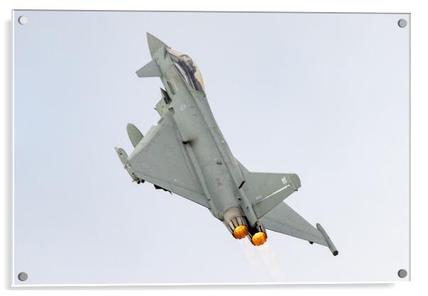 Eurofighter Typhoon Performance Take Off Acrylic by J Biggadike
