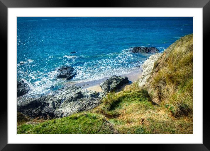 Majestic Seascape View Framed Mounted Print by Helkoryo Photography