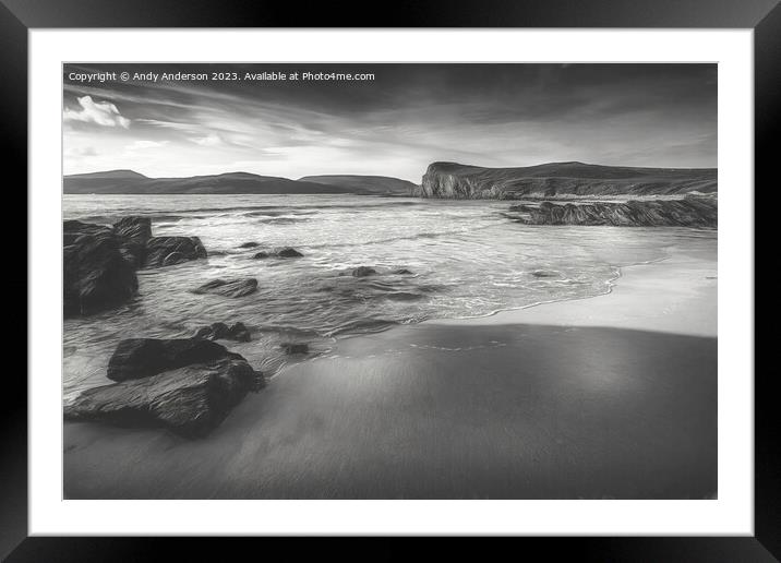 Balnakeil Beach Scotland Framed Mounted Print by Andy Anderson