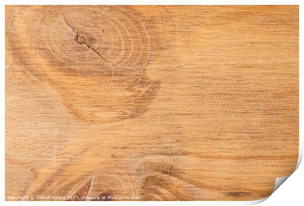 Wood grain Print by Darrell Evans