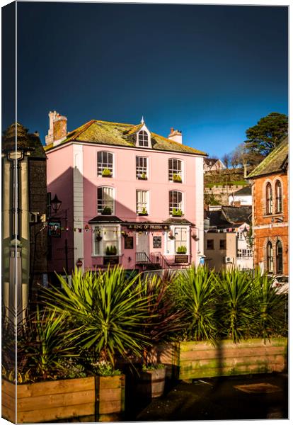 King of Prussia, Fowey, Cornwall Canvas Print by Maggie McCall
