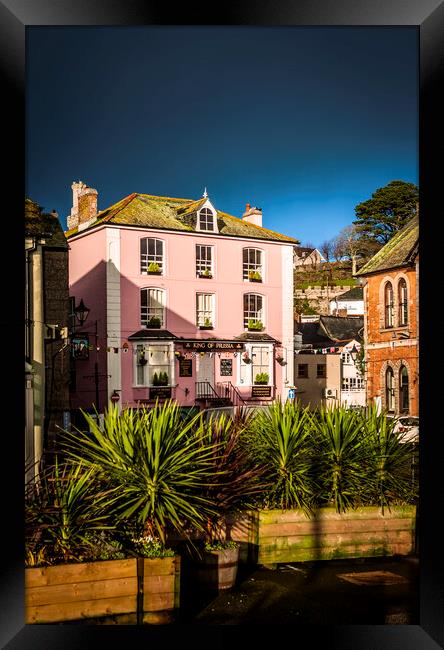 King of Prussia, Fowey, Cornwall Framed Print by Maggie McCall