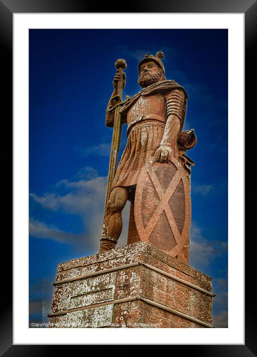 Willian Wallace Monument Framed Mounted Print by Jack Byers