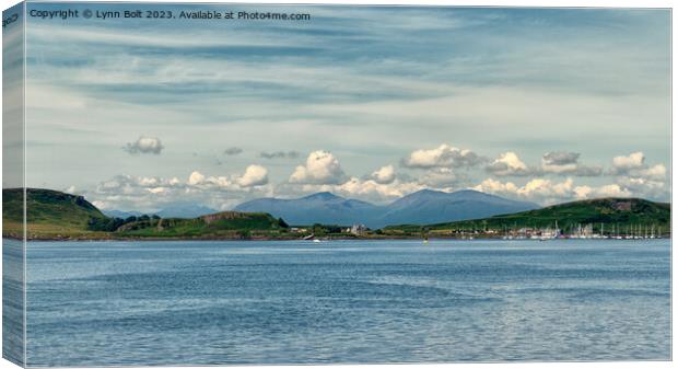 Looking Towards the Isle of Mull Canvas Print by Lynn Bolt