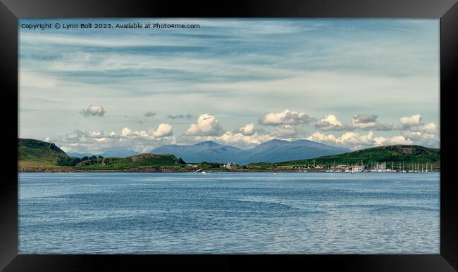 Looking Towards the Isle of Mull Framed Print by Lynn Bolt