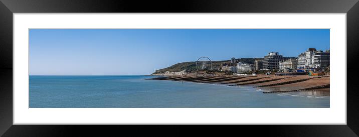 The Eastbourne Sea Front Framed Mounted Print by Martyn Large