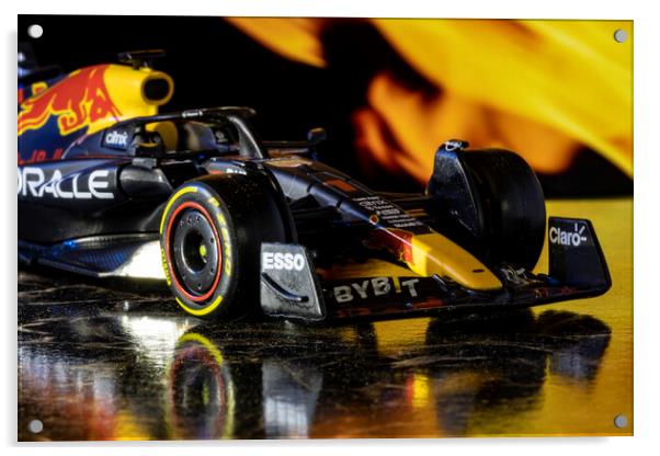 Verstappen's 2022 Red Bull - Model  Acrylic by Glen Allen