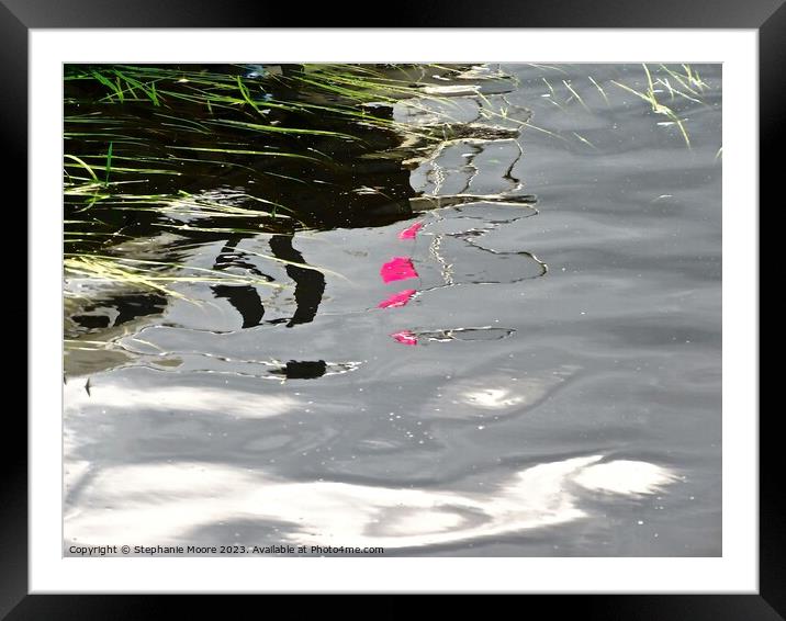 River Erne Reflections Framed Mounted Print by Stephanie Moore