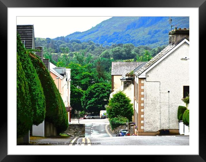 Looking Downhill in Enniskillen Framed Mounted Print by Stephanie Moore