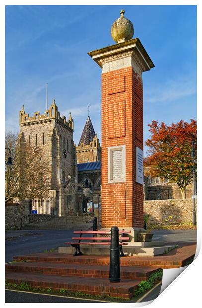 Ottery St Mary Print by Darren Galpin
