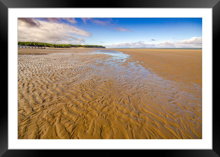 A Serene Haven on Findhorn Beach Framed Mounted Print by Steve Smith