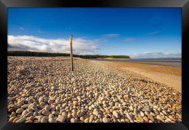 Findhorn Beach Framed Print by Steve Smith