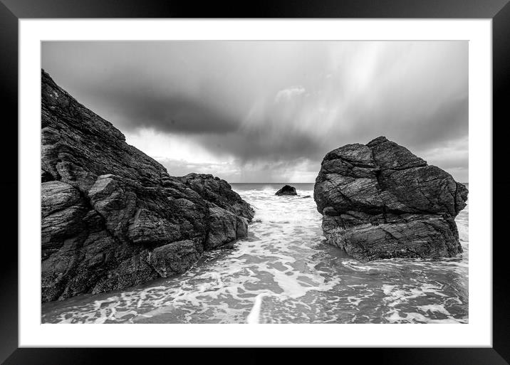 Durness Beach Framed Mounted Print by Steve Smith