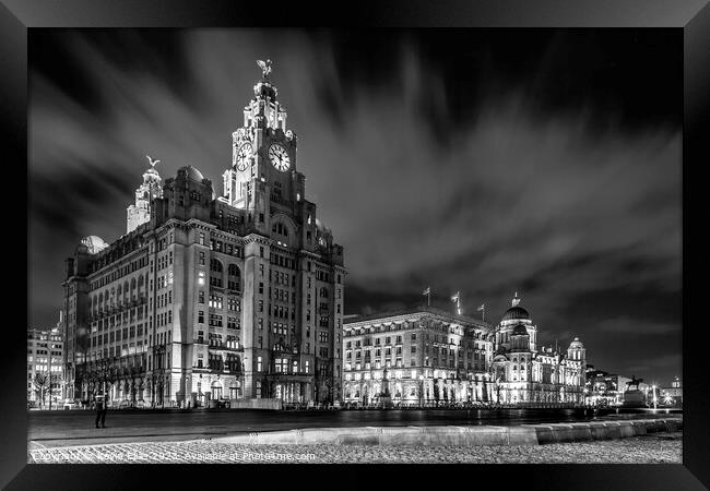 Three Graces of Liverpool Framed Print by Kevin Elias