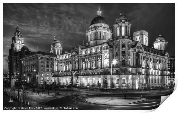 Liverpool architecture Print by Kevin Elias