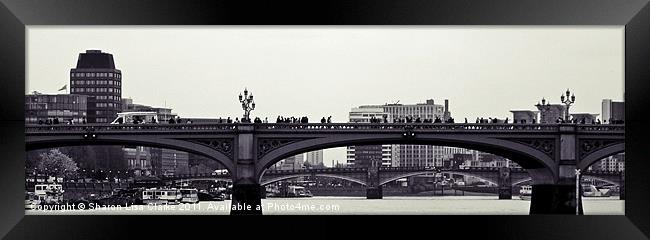 Westminster Bridge Framed Print by Sharon Lisa Clarke