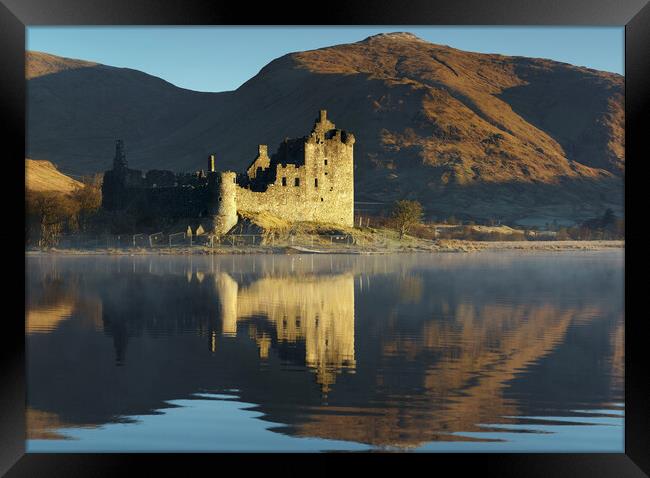 Kilchurn Castle Reflections Framed Print by Anthony McGeever