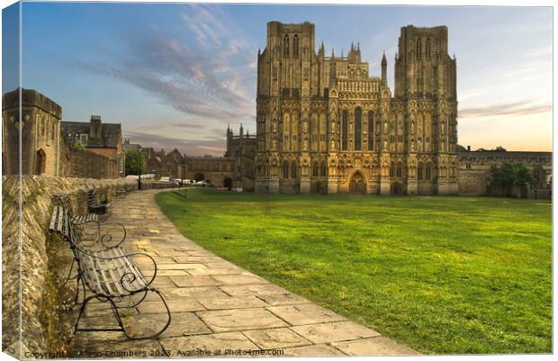 Wells Cathedral Canvas Print by Alison Chambers
