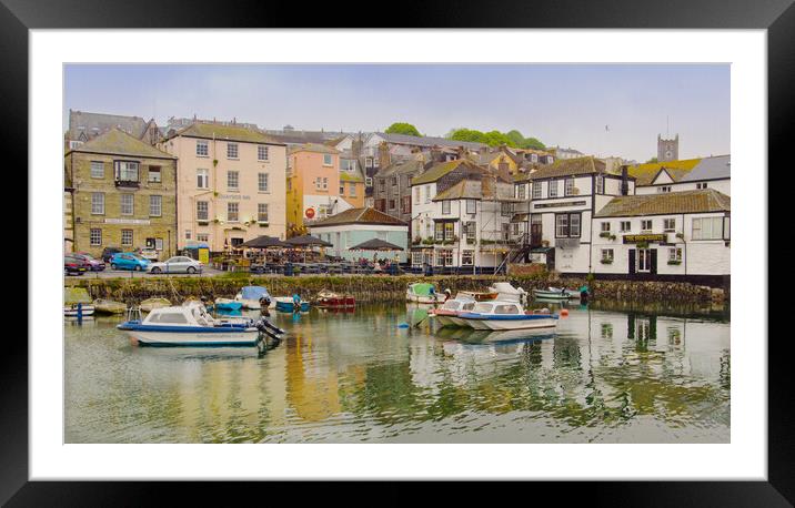 Falmouth Harbour Cornwall. Framed Mounted Print by Clive Eariss