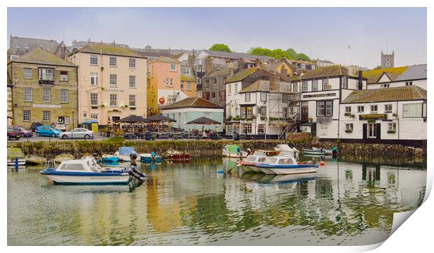 Falmouth Harbour Cornwall. Print by Clive Eariss