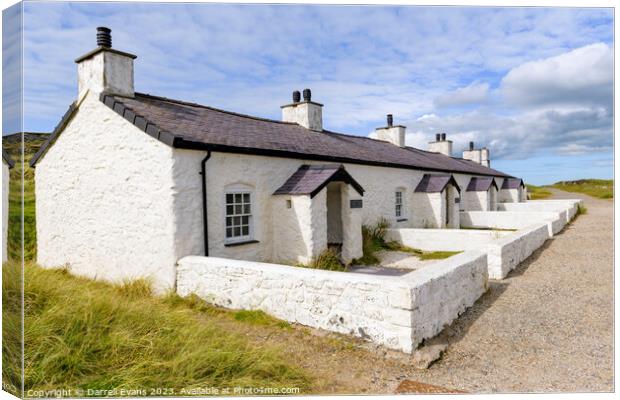 Pilots' cottages Canvas Print by Darrell Evans