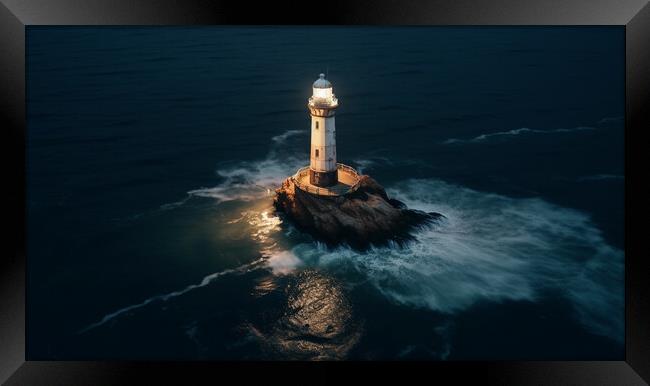 Lighthouse Framed Print by Bahadir Yeniceri