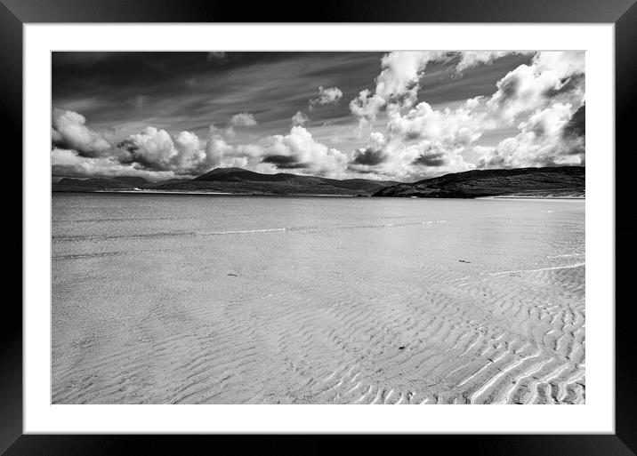 Horgabost Beach Isle Of Harris Framed Mounted Print by Steve Smith