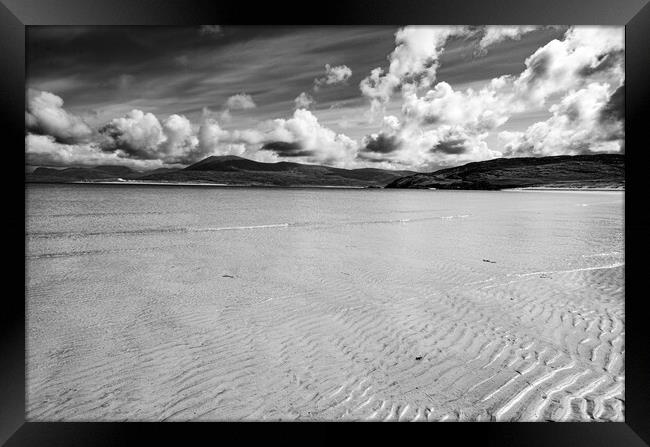 Horgabost Beach Isle Of Harris Framed Print by Steve Smith