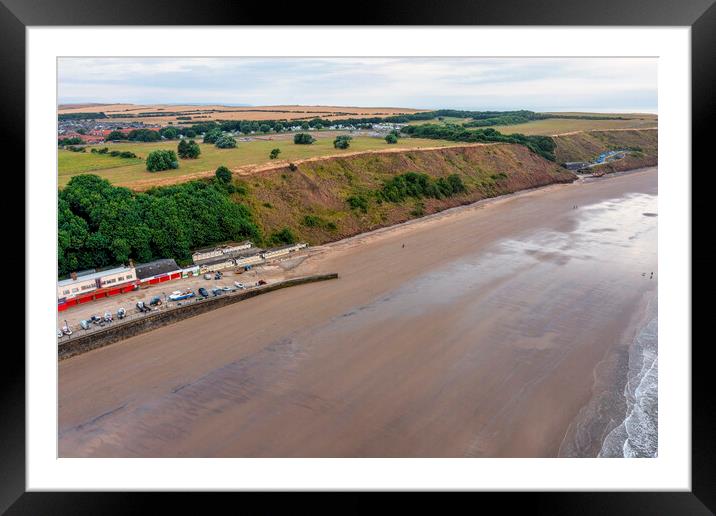 Filey from Above  Framed Mounted Print by Tim Hill