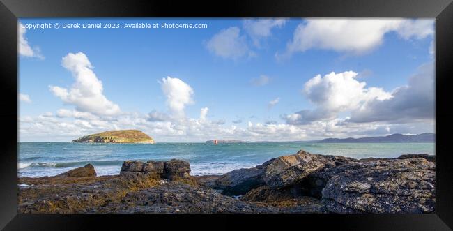 Majestic views of Anglesey coast Framed Print by Derek Daniel