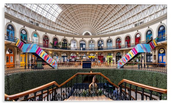 Captivating Leeds Corn Exchange Acrylic by Tim Hill