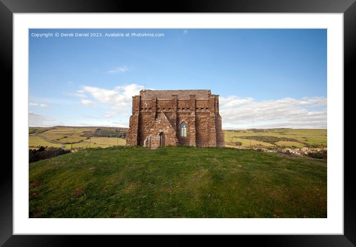 Serene Saint Catherine Framed Mounted Print by Derek Daniel