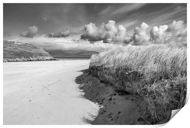 Horgabost Beach Isle Of Harris Print by Steve Smith