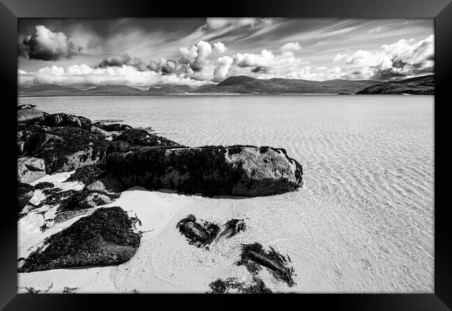 Horgabost Beach Isle Of Harris Framed Print by Steve Smith