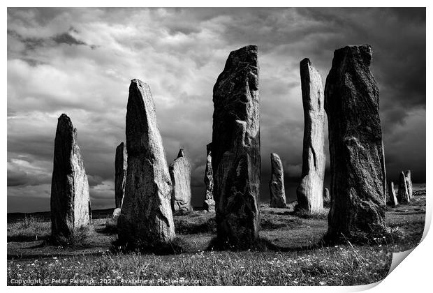 Callanish Standing Stones  Print by Peter Paterson