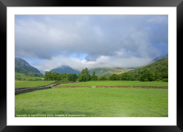 Morning in Borrowdale Framed Mounted Print by Darrell Evans